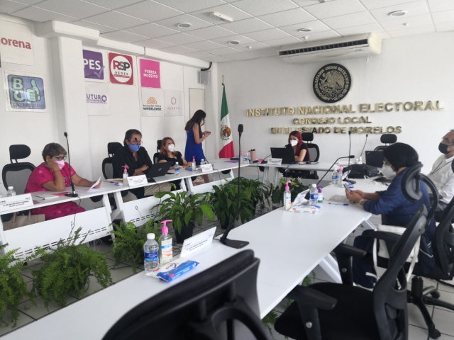 Llevan a cabo sesión del consejo local del INE Morelos