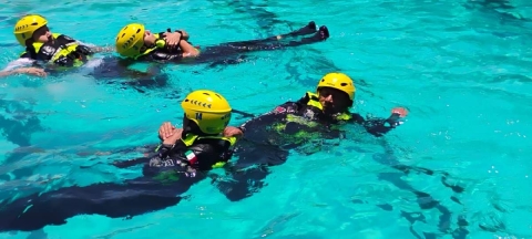 La capacitación fue realizada en instalaciones de la Unidad Deportiva “José María Morelos y Pavón”.