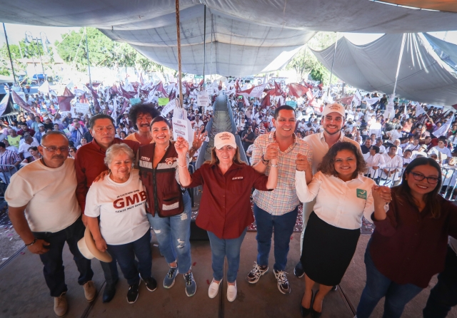 En tierra zapatista, Margarita González Saravia refrenda compromiso de transformar Morelos