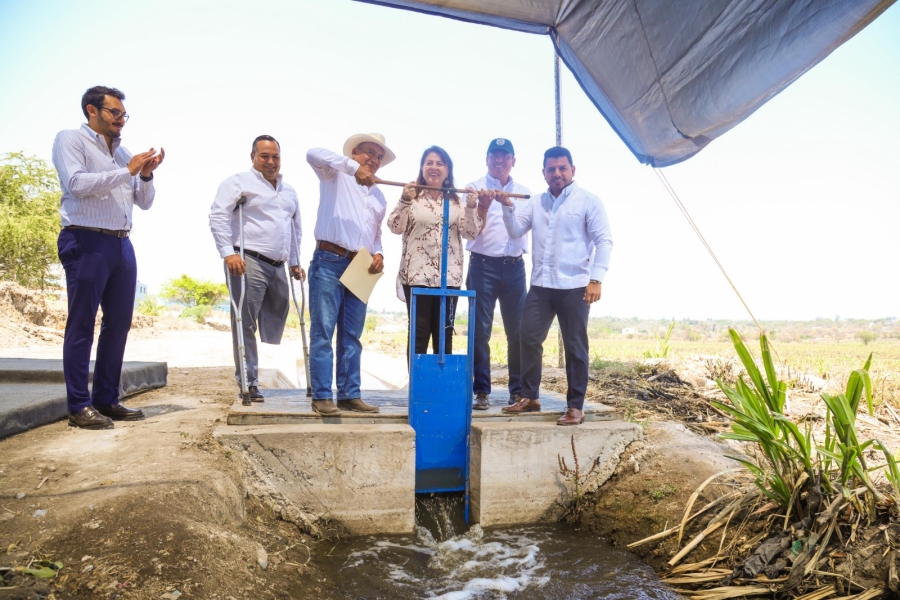 Gobierno de Morelos garantiza abasto de agua en tierras de cultivo y fortalece la agricultura local