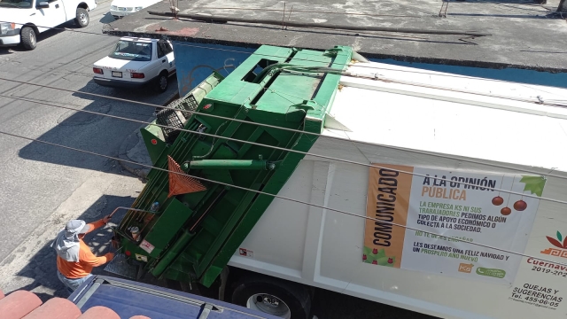 Se reestablece el servicio de recolección de basura en Cuernavaca