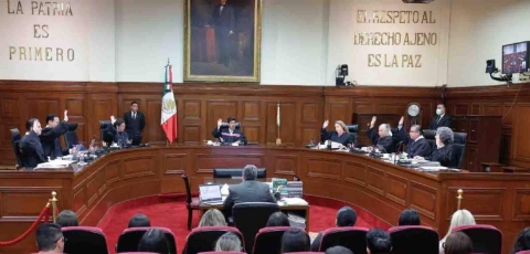 El Pleno de la SCJN sesionó este martes. 