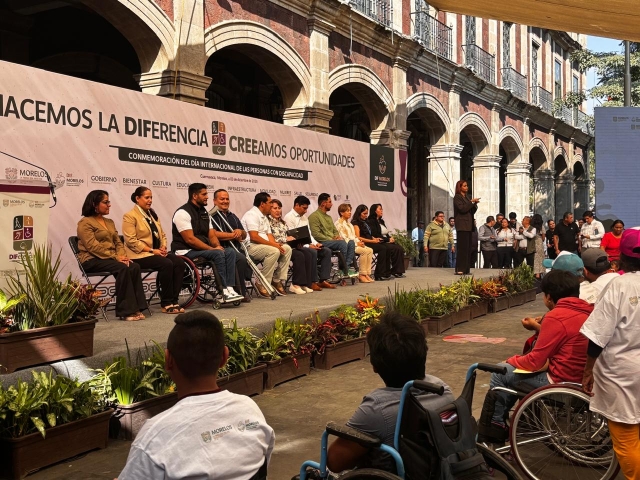 Preside gobernadora Margarita González Saravia conmemoración del Día Internacional de las Personas con Discapacidad