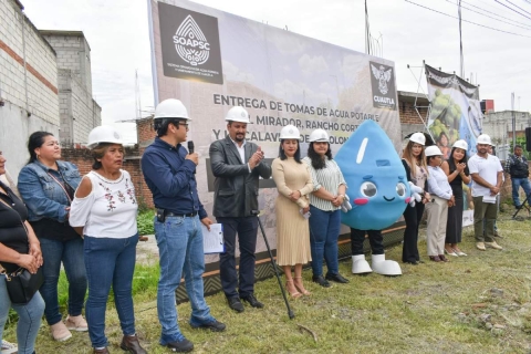 Inauguran suministro de agua potable en comunidades de Puxtla