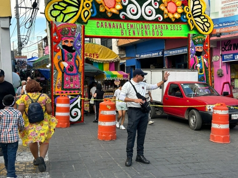 Inicia operativo de seguridad en Emiliano Zapata