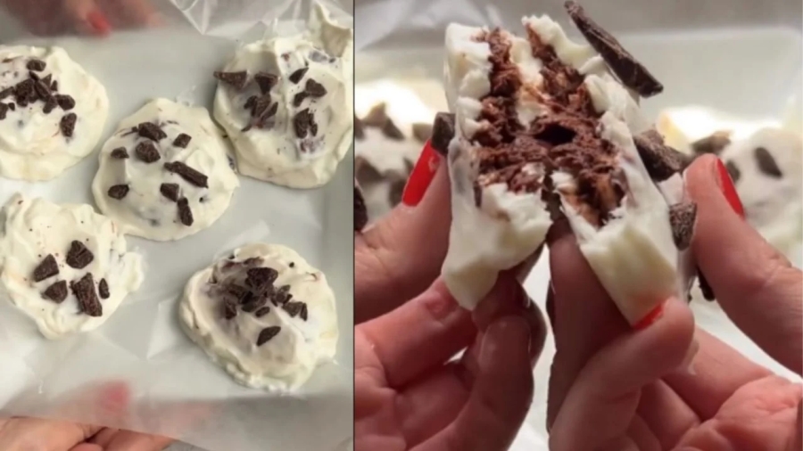 Receta de las galletas de yogurt congelado, virales en TikTok