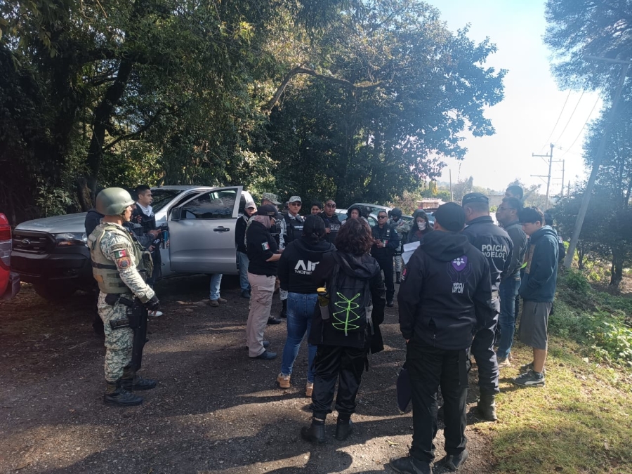 Participa Comisión de Búsqueda de Personas en trabajo de campo individualizado en Huitzilac