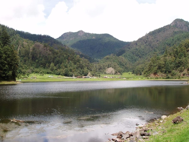 Imagen de una de las lagunas de la zona. 