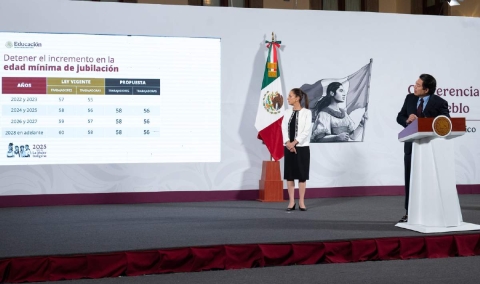 La mandataria mexicana señaló que mantendrán las pláticas con la CNTE, pues señaló que sus demandas son justas. 