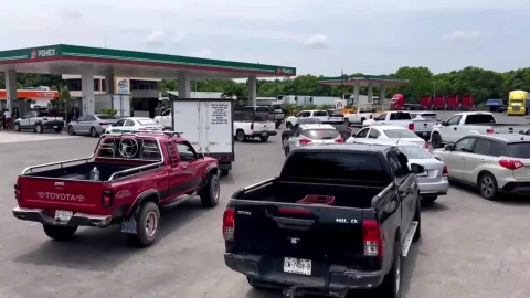 Desabasto de combustible al sur del país se agrava por protestas de jubilados