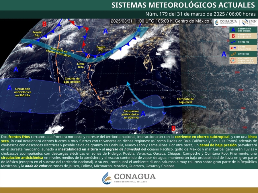 Llega abril con altas temperaturas y tiempo seco para Morelos