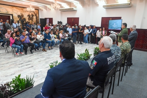 Integrantes de la Mesa de Paz y Seguridad informaron sobre detenciones relevantes en Cereso Morelos