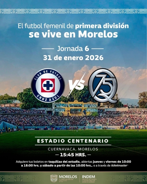 Convoca Carlos Hermosillo a la afici&oacute;n morelense a vivir el Cruz Azul vs Quer&eacute;taro en el estadio Centenario