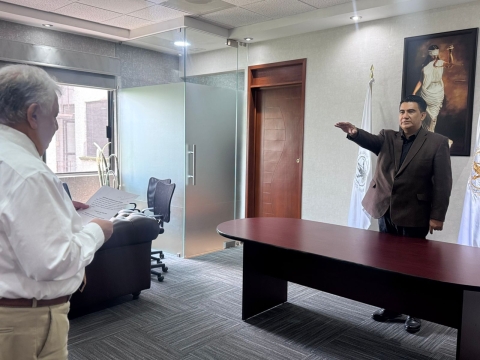 Toman protesta a juez visitador del TSJ