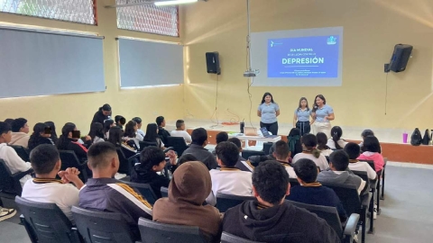 Mazatepec conmemora el D&iacute;a Mundial de la Lucha contra la Depresi&oacute;n