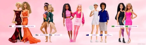 Barbie celebra la diversidad y el empoderamiento femenino con modelos inspirados en mujeres influyentes