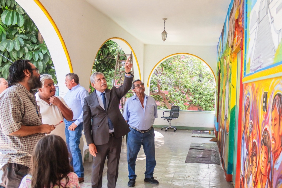 Chipitlán: un siglo de historia, memoria y esperanza reflejado en un mural comunitario