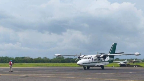 Imagen de la avioneta utilizada en operativos contra plagas ganaderas
