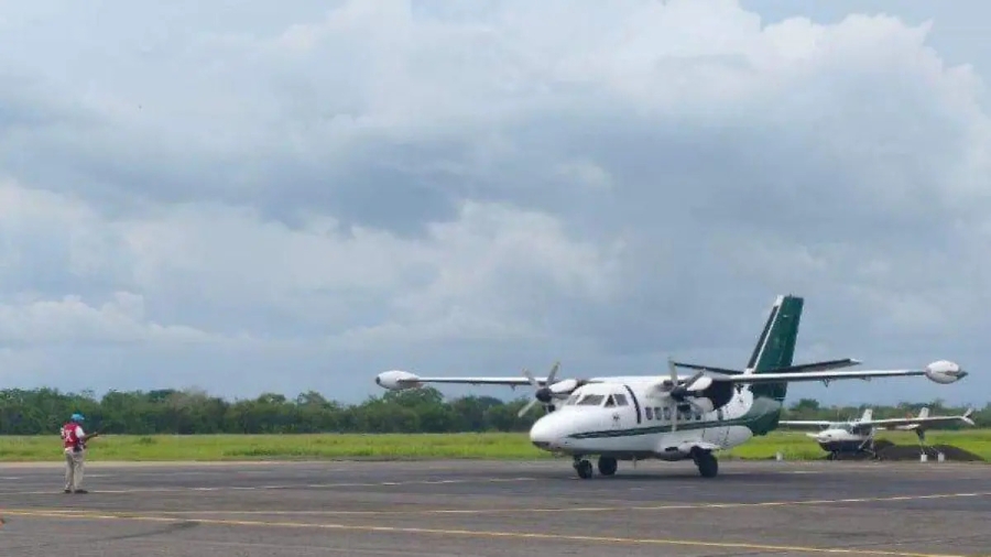 Imagen de la avioneta utilizada en operativos contra plagas ganaderas
