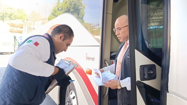 Lleva a cabo SICT inspección en terminales de autobuses