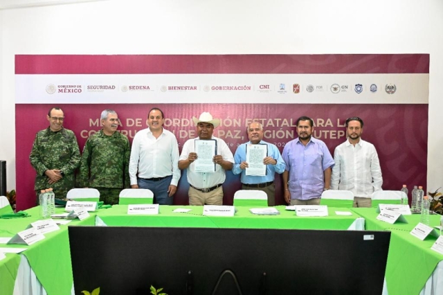 Formaliza Cuauhtémoc Blanco convenio de Mando Coordinado con presidentes municipales de la región oriente