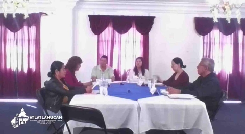 Aspecto de la sesión ordinaria de ayer del Cabildo.