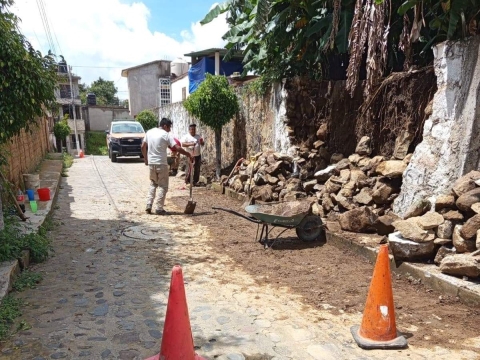 El gobierno municipal mantiene la atención en las zonas afectadas.