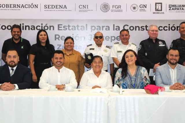 Temixco participa en la Mesa Regional para la Construcción de la Paz