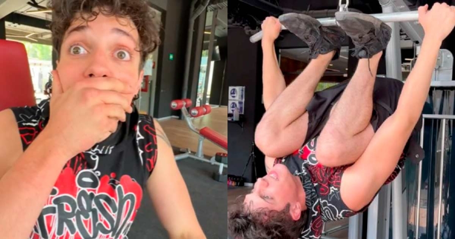 Gimnasio multa a influencer por uso indebido de aparatos