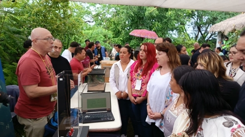 Inaugura gobernadora Margarita González Saravia primera feria de la &#039;Ruta de la Ciencia&#039;, en Cuentepec