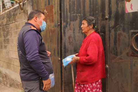 Coordina CEPCM acciones para salvaguardar bienestar de habitantes de Tepoztlán