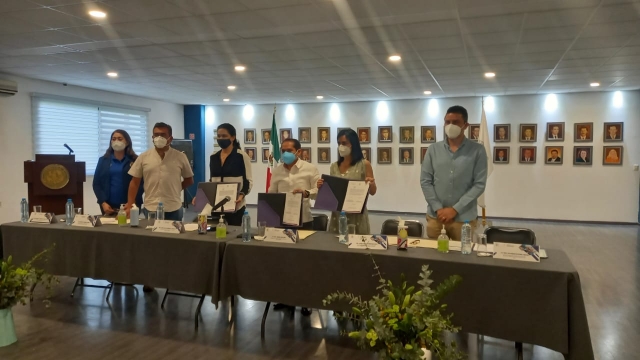 Firma de convenio de colaboración entre TSJ e Icatmor