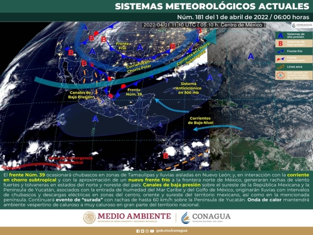 Continuará onda de calor en gran parte del país: SMN