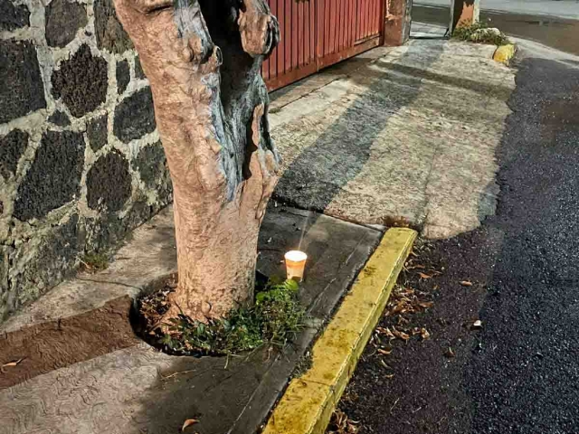 El sitio donde encontraron el cadáver.