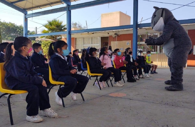 Con los talleres se busca orientar a los niños del municipio acerca de autocuidado y otros temas.