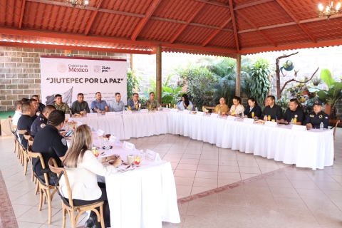 Realizan Mesa Regional de Seguridad en Lomas del Texcal