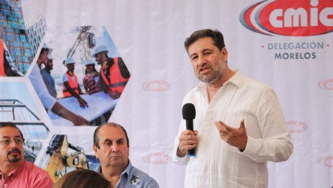 El representante de la CMIC se reunió con autoridades del gobierno estatal en la semana. 