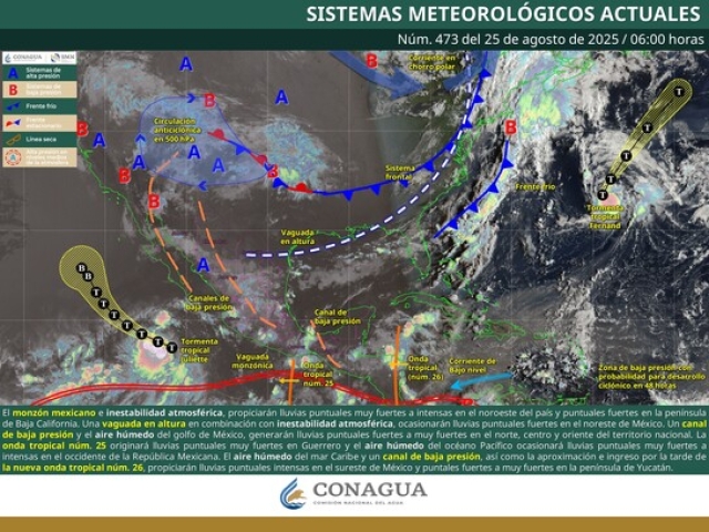 Se pronostica para Morelos clima variable, calor, lluvias y actividad eléctrica
