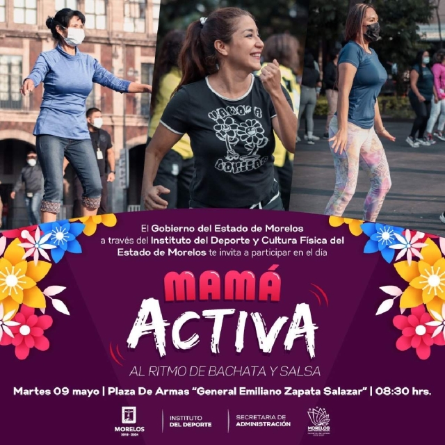 Anuncia Indem activación masiva de zumba por día de las madres