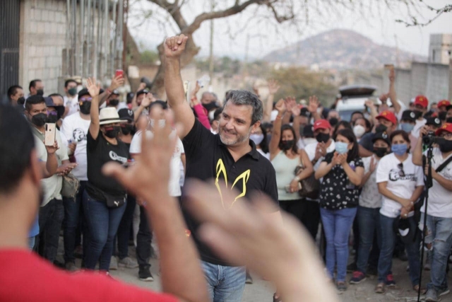 “Contigo vamos a ganar porque te conocemos y has trabajado con nosotros&quot;