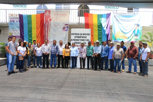 Fortaleciendo el campo: Temixco brinda apoyo económico a productores locales