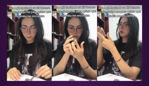 Tiktoker crea su propio kit forense en caso de desaparición y se vuelve viral