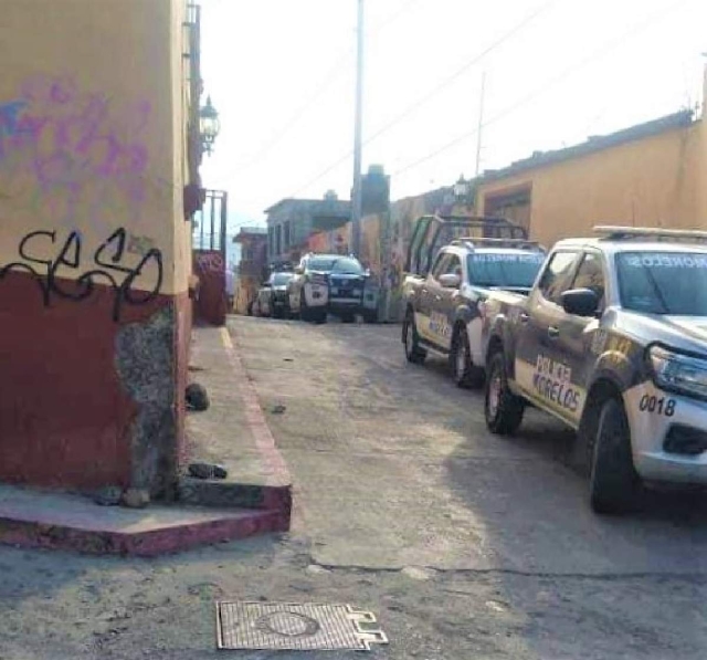 Policías llegaron a la vivienda, pero los agresores ya se habían marchado.