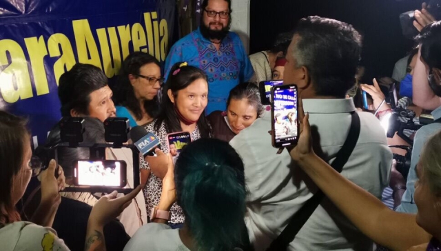 Aurelia es libre, estuvo presa 3 años por homicidio en razón de parentesco