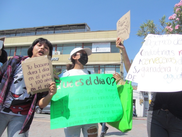 Jóvenes demandan hacer conciencia sobre el uso racional del agua