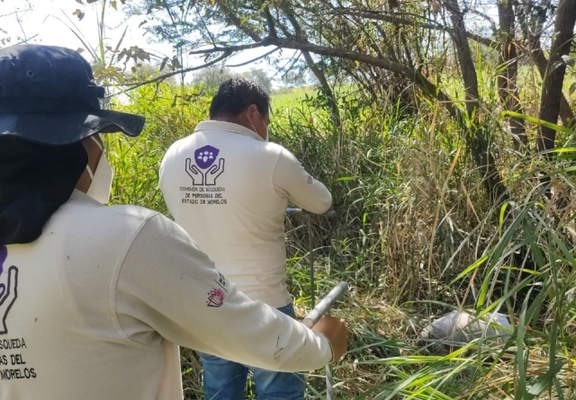 Localiza Comisión de Búsqueda de Personas restos humanos en Puente de Ixtla