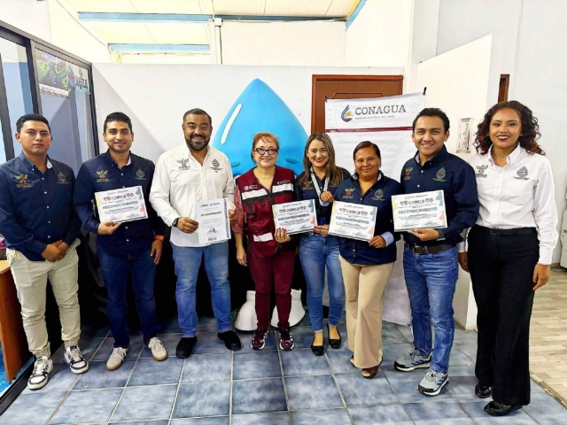  Cuautla recibe reconocimiento por impulsar cuidado del agua
