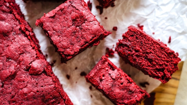 Brownies de red velvet: El regalo perfecto para el 14 de febrero