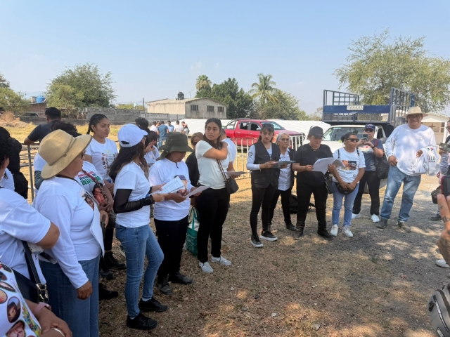 Acompa&ntilde;a CEARV a familiares de v&iacute;ctimas durante quinta fase de trabajos en pante&oacute;n de la comunidad Pedro Amaro en Jojutla