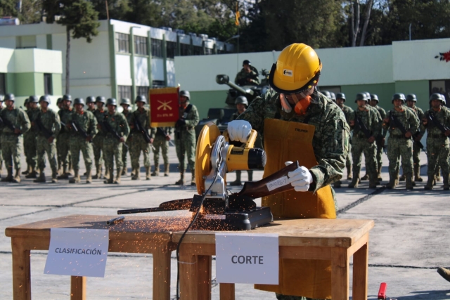 Destruye Sedena 116 armas decomisadas en diversos municipios